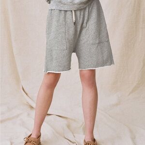 THE GREAT. The Patch Pocket Sweat Short. NWT.